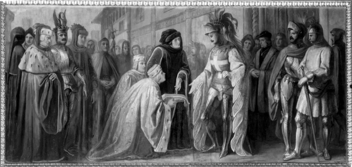 Sottomissione di Nizza ad Amedeo VII di Savoia - Palazzo Reale, Torino